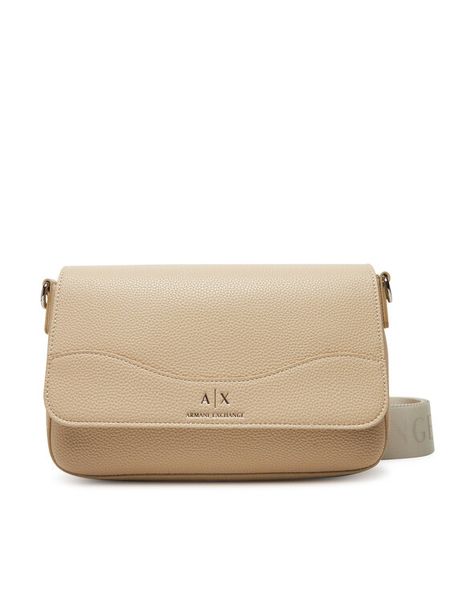 Armani Exchange Torebka 942912 CC783 U1092 Beżowy. Brązowe listonoszki damskie Armani Exchange, bez wzorów, ze skóry, bez dodatków. Za 379.99 zł.
