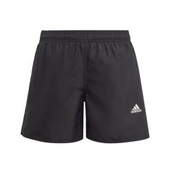Classic Badge of Sport Swim Shorts. Czarne szorty dla chłopców Adidas, bez wzorów, z poliesteru, sportowe. Za 107.10 zł.