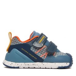 Sneakersy Biomecanics. Niebieskie trampki i tenisówki chłopięce Biomecanics, bez wzorów, bez zapięcia. Za 239.99 zł.