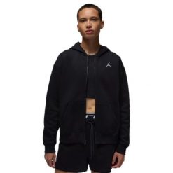 Bluza z kapturem Air Jordan Brooklyn Fleece Jumpman Full-Zip FV7167-010. Czarne bluzy męskie Jordan, bez wzorów, z kapturem, do koszykówki. Za 297.85 zł.