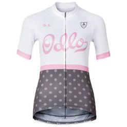 Odlo Koszulka Stand-up collar s/s full zip RIDE biała r. XS. T-shirty damskie marki Odlo. Za 173.91 zł.