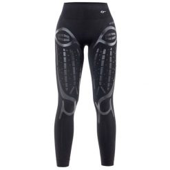 Legginsy Floky Legginsy Hyper Woman Damskie. Czarne legginsy damskie FLOKY, l, z aplikacjami, z materiału, z podwyższonym stanem, długie, na fitness i siłownię. Za 524.05 zł.