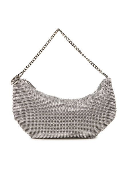 Aldo Torebka Vipready 13989266 Srebrny. Szare torebki do ręki damskie Aldo, bez wzorów, z syntetyku, wizytowe, bez dodatków. Za 169.99 zł.