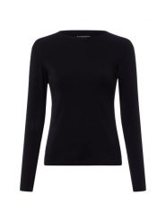 Brookshire koszulka z długim rękawem Kobiety Sztuczne włókno czarny, XXXL. Czarne t-shirty damskie brookshire, uniwersalny, bez wzorów, z włókna, bez kołnierzyka. Za 149.95 zł.