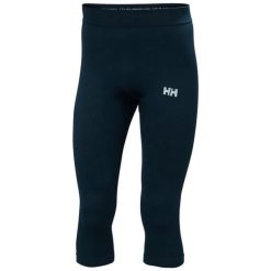 Bezszwowe spodnie narciarskie Helly Hansen H1 Pro. Niebieskie spodnie materiałowe damskie Helly Hansen, bez wzorów. Za 458.00 zł.