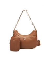 Liu Jo Torebka S Hobo AF5180 E0077 Brązowy. Brązowe torebki do ręki damskie Liu Jo, bez wzorów, ze skóry, bez dodatków. Za 629.99 zł.