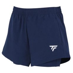 Szorty dla dziewcząt Tecnifibre Team. Niebieskie spodenki dla dziewczynek TECNIFIBRE, bez wzorów, z elastanu, klasyczne, z standardowym stanem. Za 167.75 zł.