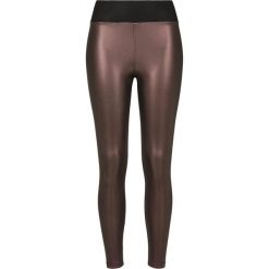 Damskie legginsy Urban Classic faux leather wait. Czerwone legginsy damskie Urban Classics, bez wzorów, ze skóry. Za 183.50 zł.