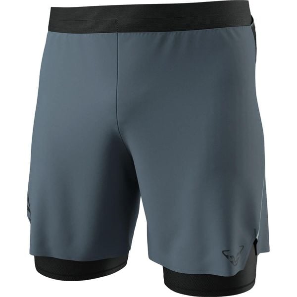 Szorty 2 w 1 Dynafit Alpine Pro. Niebieskie krótkie spodenki sportowe męskie Dynafit, m, bez wzorów, z materiału, do biegania. Za 337.00 zł.
