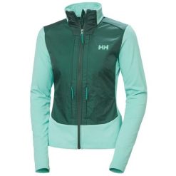 Damska bluza hybrydowa Helly Hansen Versalite. Niebieskie bluzy damskie Helly Hansen, bez wzorów, z polaru, bez kaptura. Za 540.50 zł.