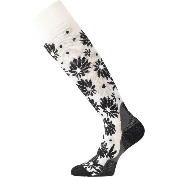 Skarpety narciarskie damskie Lasting SDD 098 Merino. Białe skarpety damskie LASTING, bez wzorów, z wełny. W wyprzedaży za 129.90 zł.