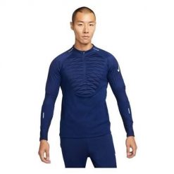 Bluza piłkarska męska Nike Thermafit Strike Winter Warrior. Bluzy męskie Nike, l, bez wzorów, z materiału, bez kaptura. Za 163.99 zł.