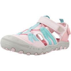 Sandały GIOSEPPO BARFLEUR Rose. Czerwone sandały damskie Gioseppo, bez wzorów, z syntetyku, bez obcasa, bez zapięcia. Za 151.99 zł.