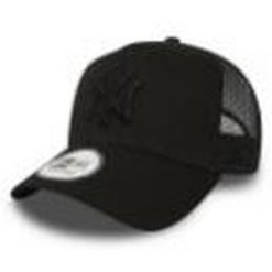 Męska czapka z daszkiem New Era Clean Trucker New York Yankees MLB Cap. Czarne czapki i kapelusze męskie New Era, bez wzorów, z poliesteru, sportowe. Za 139.99 zł.