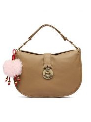 LOVE MOSCHINO Torebka JC4234PP0PKI0105 Beżowy. Brązowe torebki do ręki damskie Love Moschino, bez wzorów, ze skóry, bez dodatków. Za 1,029.00 zł.