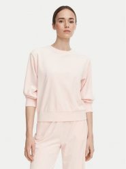 Guess Bluza O6BQ02 K5062 Różowy jasny Regular Fit. Czerwone bluzy damskie Guess, m, z aplikacjami, z syntetyku, bez kaptura. Za 264.99 zł.