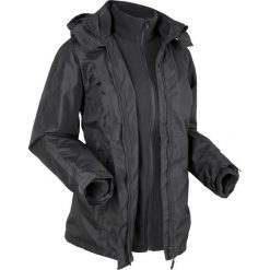Kurtka outdoorowa funkcyjna 3 w 1, z kapturem bonprix szary. Kurtki damskie marki SOLOGNAC. Za 119.99 zł.