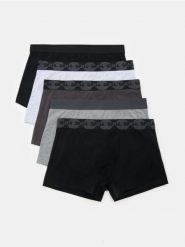 Bawełniane bokserki 5 pack - wielobarwny. Bokserki męskie Sinsay, l, bez wzorów, z bawełny. Za 49.99 zł.