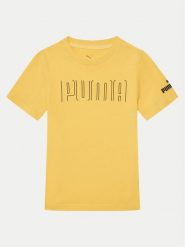 Puma T-Shirt Puma Sport Graphic 685850 Żółty Regular Fit. Żółte t-shirty dla chłopców Puma, bez wzorów, z bawełny, bez ramiączek. Za 54.99 zł.