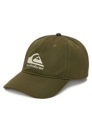 Quiksilver Czapka z daszkiem QS-M3-001-SS25 Zielony. Zielone rękawiczki męskie Quiksilver, bez wzorów, z materiału. Za 69.99 zł.