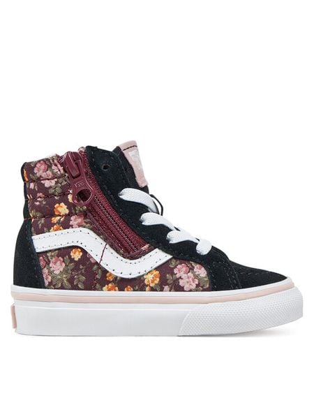 Vans Tenisówki SK8-Hi Reissue Side Zip VN0007Q3BOV1 Czarny. Czarne buty sportowe dziewczęce Vans, bez wzorów, z materiału, bez zapięcia, tenisowe. Za 239.99 zł.