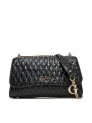 Guess Torebka HWGG96 26210 Czarny. Czarne torebki do ręki damskie Guess, z aplikacjami, ze skóry, wizytowe, bez dodatków. Za 369.99 zł.