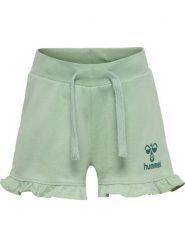 Szorty dla dziewczynki Hummel Talya Ruffle. Czerwone spodenki dla dziewczynek Hummel, bez wzorów, z bawełny, eleganckie, z standardowym stanem. Za 128.00 zł.