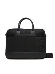 Tommy Hilfiger Torba na laptopa Th Nylon Travel Computer Bag AM0AM13470 Czarny. Czarne torby na laptopa męskie Tommy Hilfiger, bez wzorów, z materiału. Za 569.99 zł.