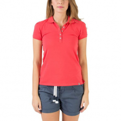 Koszulka polo w kolorze czerwonym. Czerwone bluzki damskie Timezone, polo. W wyprzedaży za 68.95 zł.