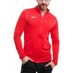 Bluza Męska Rozpinana Nike Dri-FIT Park 20 Sportowa bez Kaptura roz. XXL. Czerwone bluzy męskie Nike, m, bez wzorów, bez kaptura, dri-fit (nike). Za 113.99 zł.