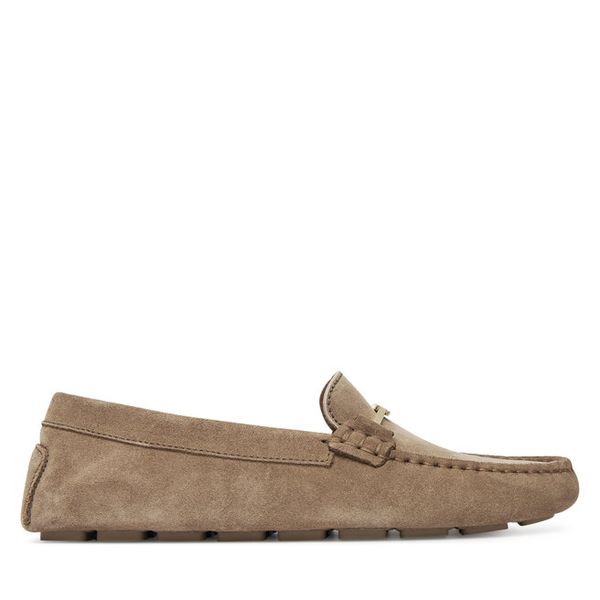 Mokasyny BOSS. Brązowe mokasyny damskie Boss. Za 499.99 zł.