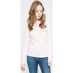 Lacoste - Bluzka. Szare bluzki damskie Lacoste, z bawełny, casualowe, z krótkim rękawem. W wyprzedaży za 219.90 zł.