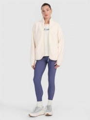 4F Legginsy z prążkowanej dzianiny damskie - granatowe XL. Niebieskie legginsy damskie 4f, xl, bez wzorów, z dzianiny. Za 129.99 zł.