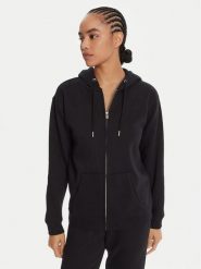 Roxy Bluza Surf Stoked Zipped Brushed ERJFT05022 Czarny Regular Fit. Czarne bluzy damskie Roxy, s, bez wzorów, z syntetyku, bez kaptura. Za 239.99 zł.