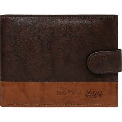 Portfel męski skórzany Always Wild N992L-GA brązowy. Brązowe portfele męskie Always Wild, bez wzorów, ze skóry. Za 40.00 zł.