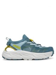 Hoka Sandały Hopara 2 1147650 Niebieski. Niebieskie sandały męskie HOKA, z materiału, bez zapięcia. Za 349.99 zł.