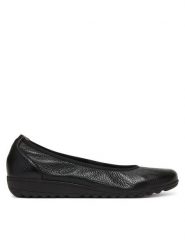 Caprice Baleriny 9-22161-44 Czarny. Czarne baleriny damskie Caprice, bez wzorów, ze skóry, bez obcasa. Za 265.99 zł.