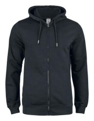 Clique Premium OC Hoody Full Zip – bluza z kapturem z bawełny organicznej. Czarne bluzy męskie CLIQUE, l, bez wzorów, z bawełny, z kapturem. Za 290.94 zł.
