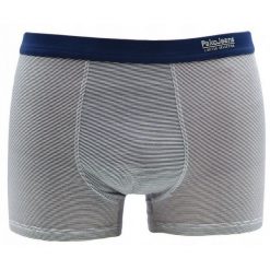 Majtki, Bokserki Granatowe w Paski, Męskie, Elastyczne, Obcisłe, -Pako Jeans. Niebieskie bokserki męskie Pako Jeans, m, bez wzorów, z bawełny. Za 33.00 zł.
