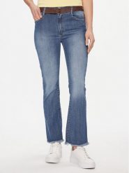 Please Jeansy P2XSBQ2W7N Granatowy Straight Leg. Niebieskie jeansy damskie Please. Za 289.99 zł.