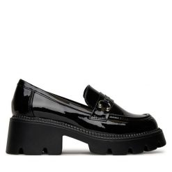 Loafersy DeeZee. Czarne mokasyny damskie DeeZee. Za 139.99 zł.