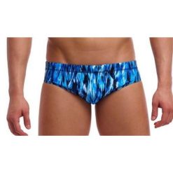 Kąpielówki męskie Funky Trunks Wing Streak - slipy. Niebieskie kąpielówki męskie FUNKY TRUNKS, m, bez wzorów, z poliesteru, do pływania. Za 139.00 zł.