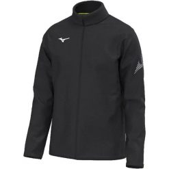 Kurtka z kapturem Mizuno BGRB. Czarne kurtki męskie Mizuno, l, bez wzorów, eleganckie, z kapturem. Za 190.00 zł.