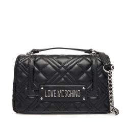 Torebka LOVE MOSCHINO. Czarne torebki do ręki damskie Love Moschino, bez wzorów, wizytowe, bez dodatków. Za 659.99 zł.