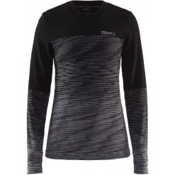Craft Koszulka Termoaktywna Z Długim Rękawem Wool Comfort Black S. Czarne koszulki sportowe damskie Craft, ze skóry, z długim rękawem. W wyprzedaży za 189.00 zł.