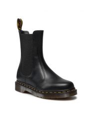 Dr. Martens Sztyblety 2976 Hi 26964001 Czarny. Czarne botki damskie Dr. Martens, ze skóry, bez obcasa, na płaskiej podeszwie, bez zapięcia. Za 699.99 zł.