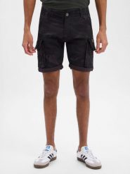 Alpha Industries Męskie szorty Cargo - Crew Short Camo Mężczyźni Bawełna szary wzorzysty, 33. Szare krótkie spodenki sportowe męskie Alpha Industries, m, z aplikacjami, z bawełny. Za 399.95 zł.