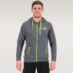 Męska bluza z kapturem ULTRASOFT. Szare bluzy męskie BODYCROSS, m, bez wzorów, z materiału, z kapturem, do biegania. Za 322.99 zł.