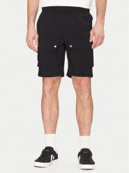 Resteröds Szorty materiałowe Malone 55251 6441 Czarny Regular Fit. Czarne szorty męskie Resteröds, m, bez wzorów, z materiału. Za 169.99 zł.