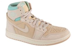 Buty sportowe Sneakersy damskie, Air Jordan 1 W Zoom CMF 2. Brązowe obuwie sportowe damskie Jordan, bez wzorów, z materiału, trekkingowe. Za 624.35 zł.